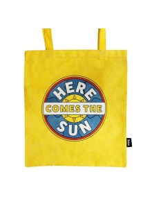 Пазарска чанта от рециклиран памук - Бийтълс, Here Comes the Sun